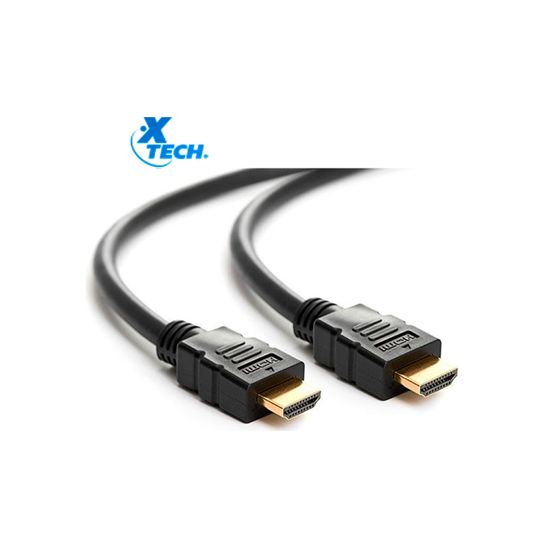 CABLE CON CONECTOR HDMI MACHO A HDMI MACHO XTECH XTC-380 - COMPU-SISTEMAS  DEL PERU SAC